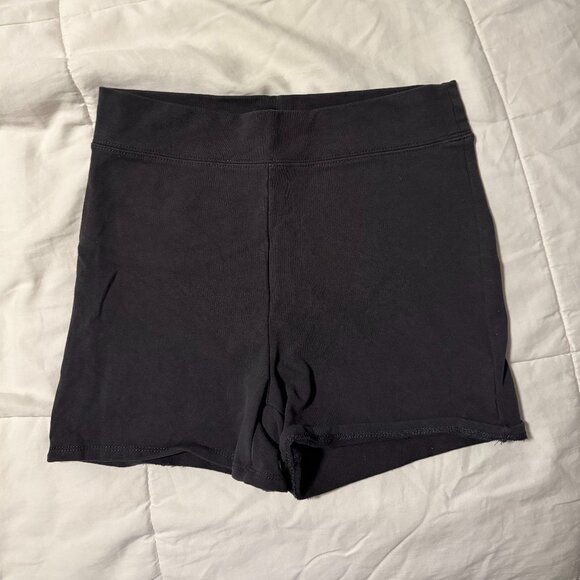 Garage Charcoal Grey Biker Shorts - Picture 1 of 3
